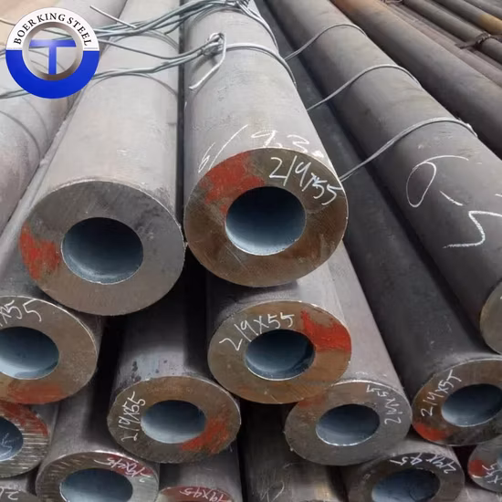 E355 E410 E470 C45e Ck45 St44 St52 St52.3 St52.4 20mnv6 Cold Drawn Seamless Honed Steel Tube for Hydraulic Cylinder Barrel