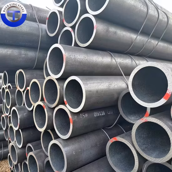 E355 E410 E470 C45e Ck45 St44 St52 St52.3 St52.4 20mnv6 Cold Drawn Seamless Honed Steel Tube for Hydraulic Cylinder Barrel
