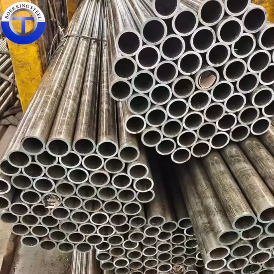 E355 E410 E470 C45e Ck45 St44 St52 St52.3 St52.4 20mnv6 Cold Drawn Seamless Honed Steel Tube for Hydraulic Cylinder Barrel